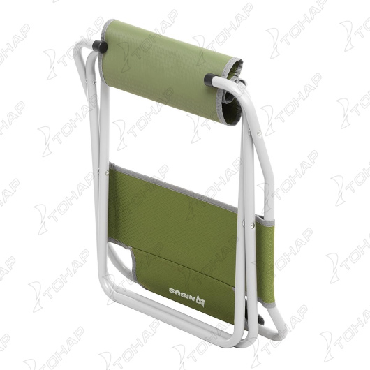 Стул туристический со спинкой Green СР-400.19с труба ф19 (T-TC-400.19s-G) Helios