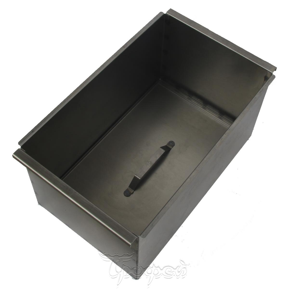 Коптильня двухъярусная с поддоном для сбора жира 450х280х240 сталь 1,5 мм (К-001) Тонар