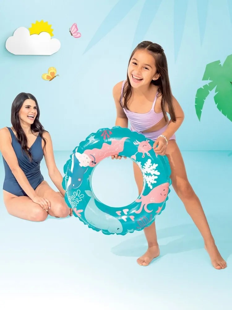 Круг надувной Морские жители 6-10 лет 61см INTEX (59242)