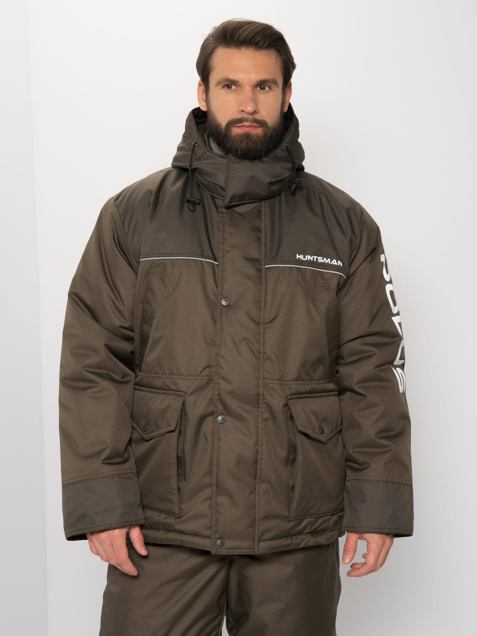 Костюм зимний Huntsman Полюс ткань Cell цвет Хаки