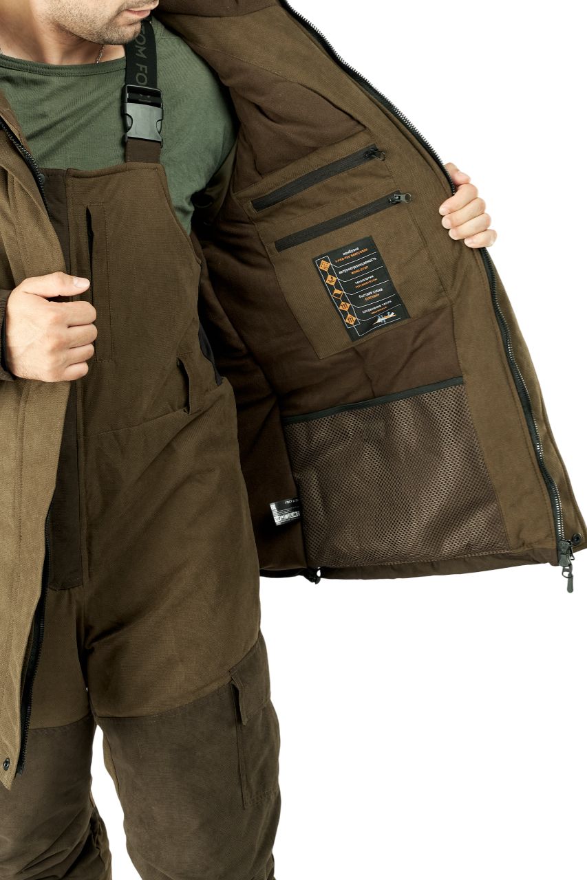 Костюм зимний мужской "NORDPOINT" (L.Brown 21\D.Brown 22)