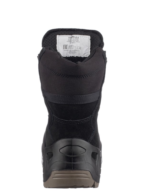 Ботинки с высокими берцами тактические "ТАРАНТУЛ" черный