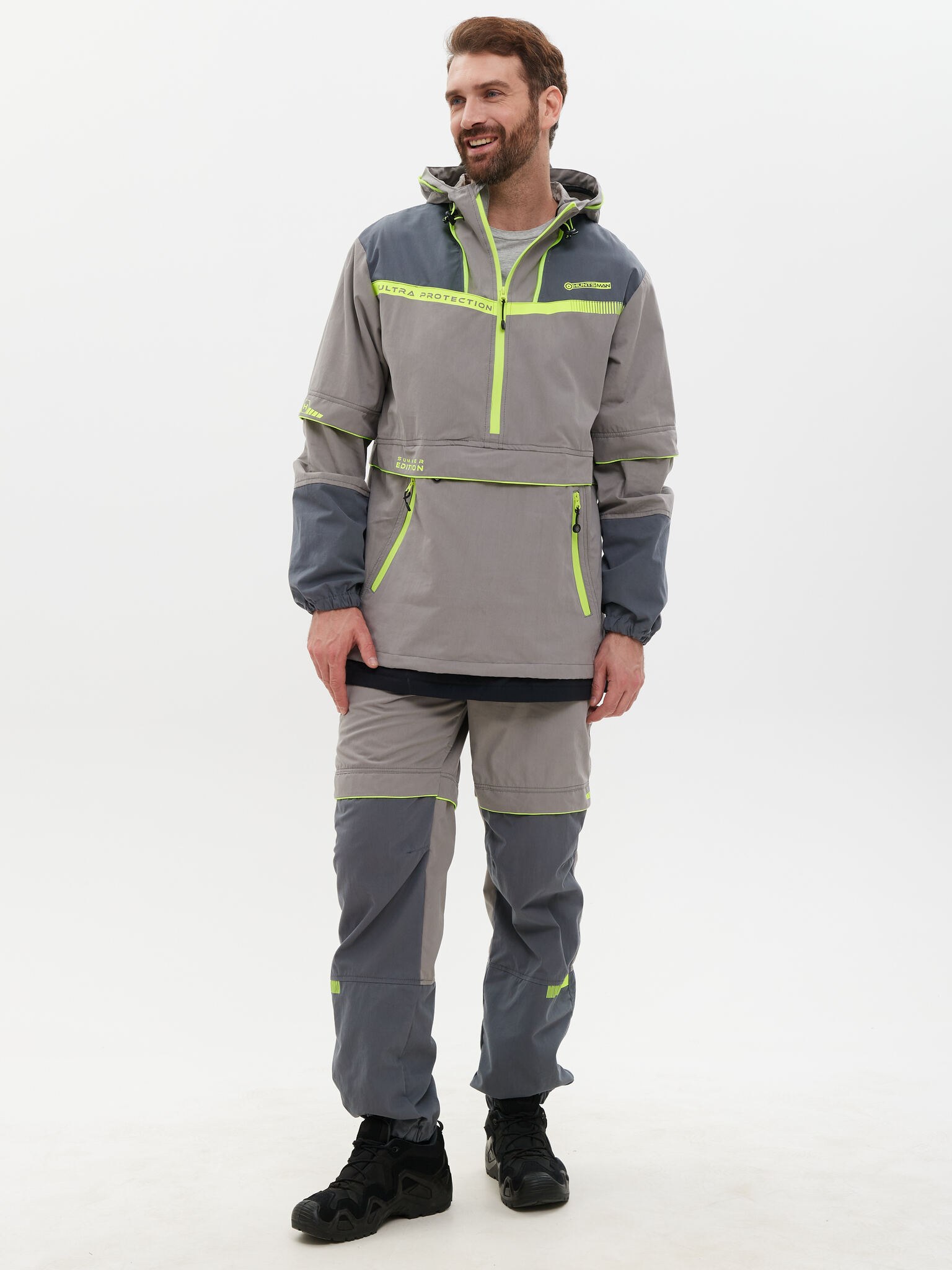 Костюм  Противоэнцеф. антигнус ПРЕМИУМ Ravena Peach Wash серый