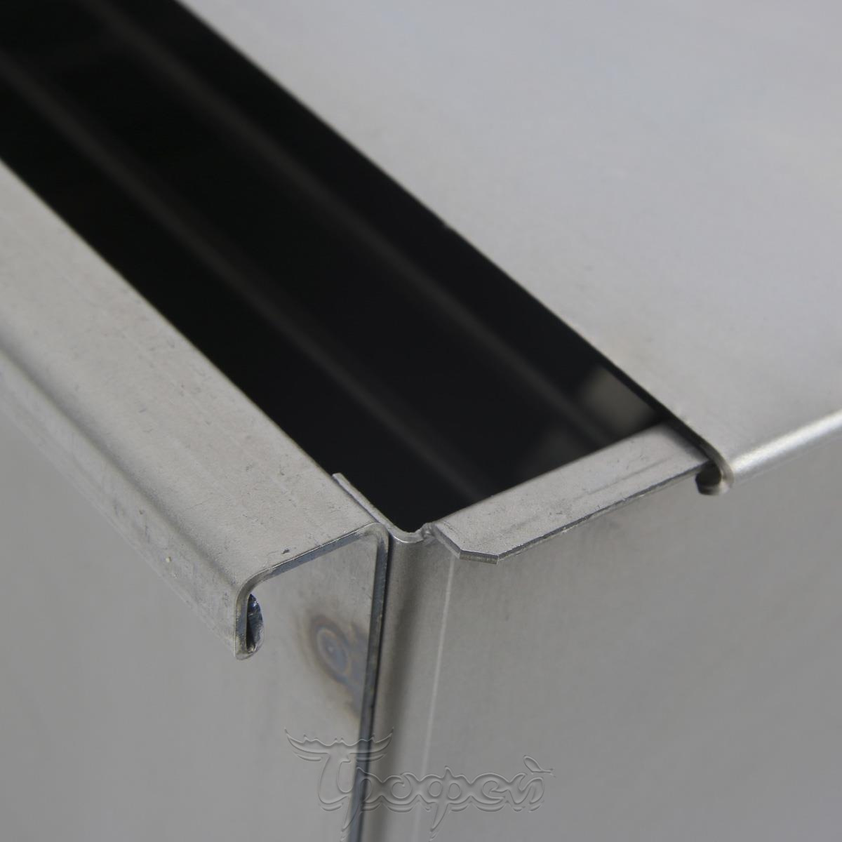 Коптильня двухъярусная с поддоном для сбора жира 380х280х170 сталь 1,5 мм (К-003) Тонар