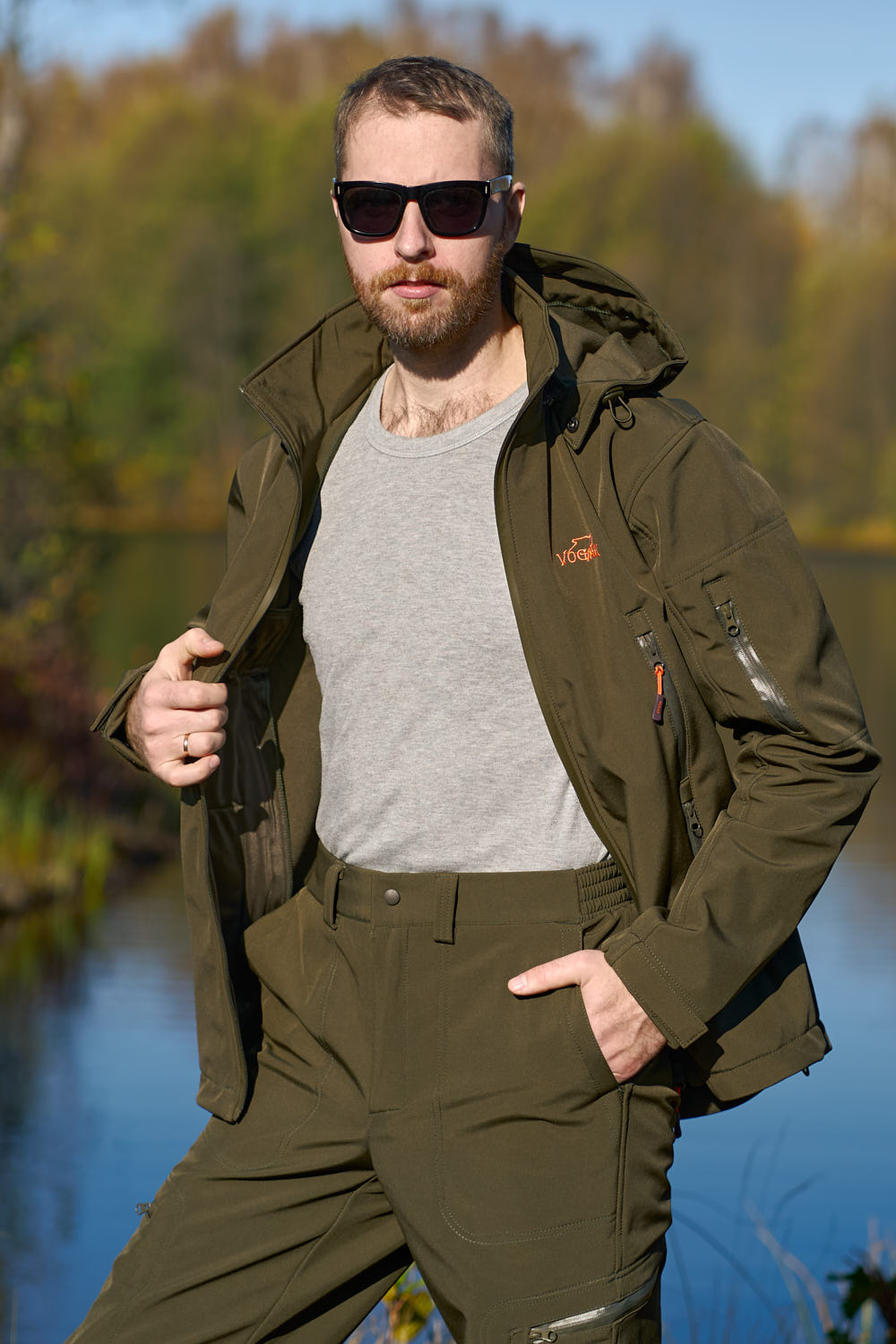 Костюм арт. 105 Форест софтшелл олива