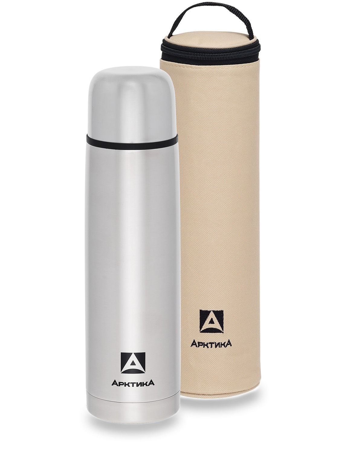 Термос бытовой в чехле, вакуумный, питьевой  тм "Арктика", 1000 мл, арт. 101-1000А