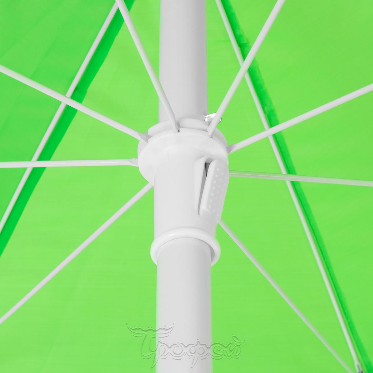 Зонт пляжный d 2,4м с наклоном зеленый (28/32/210D) (N-240N) NISUS