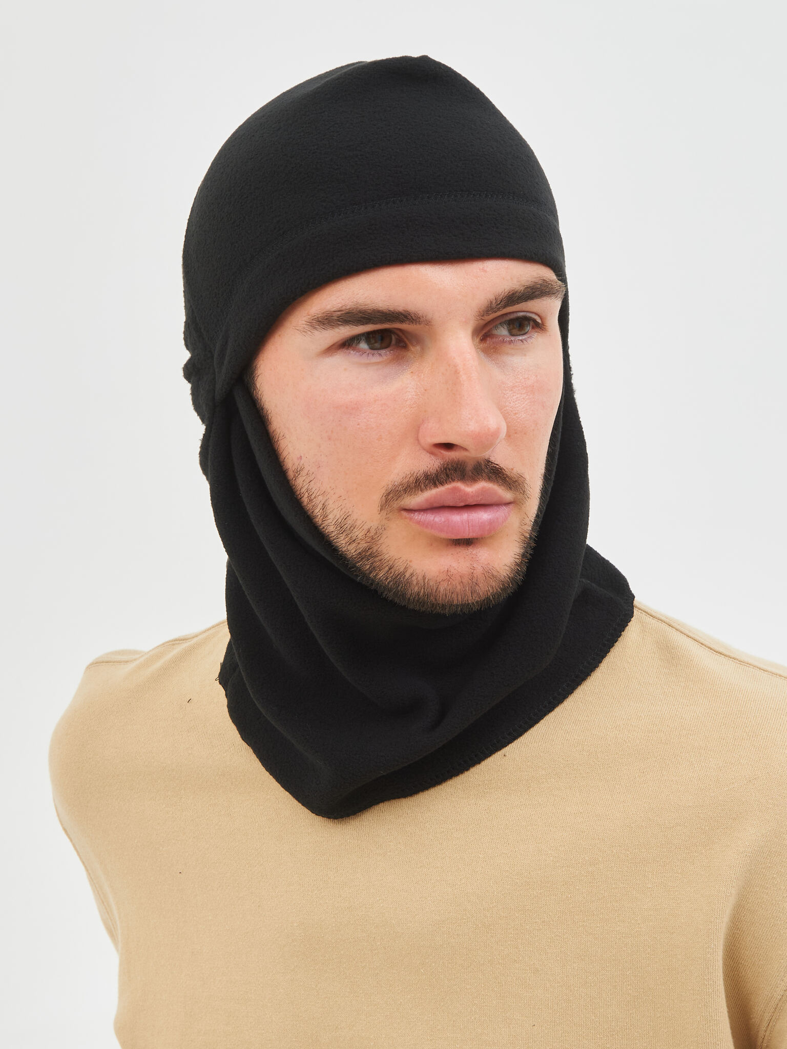 Балаклава Флис (280гр/м) цвет Черный (Размер 58-60)