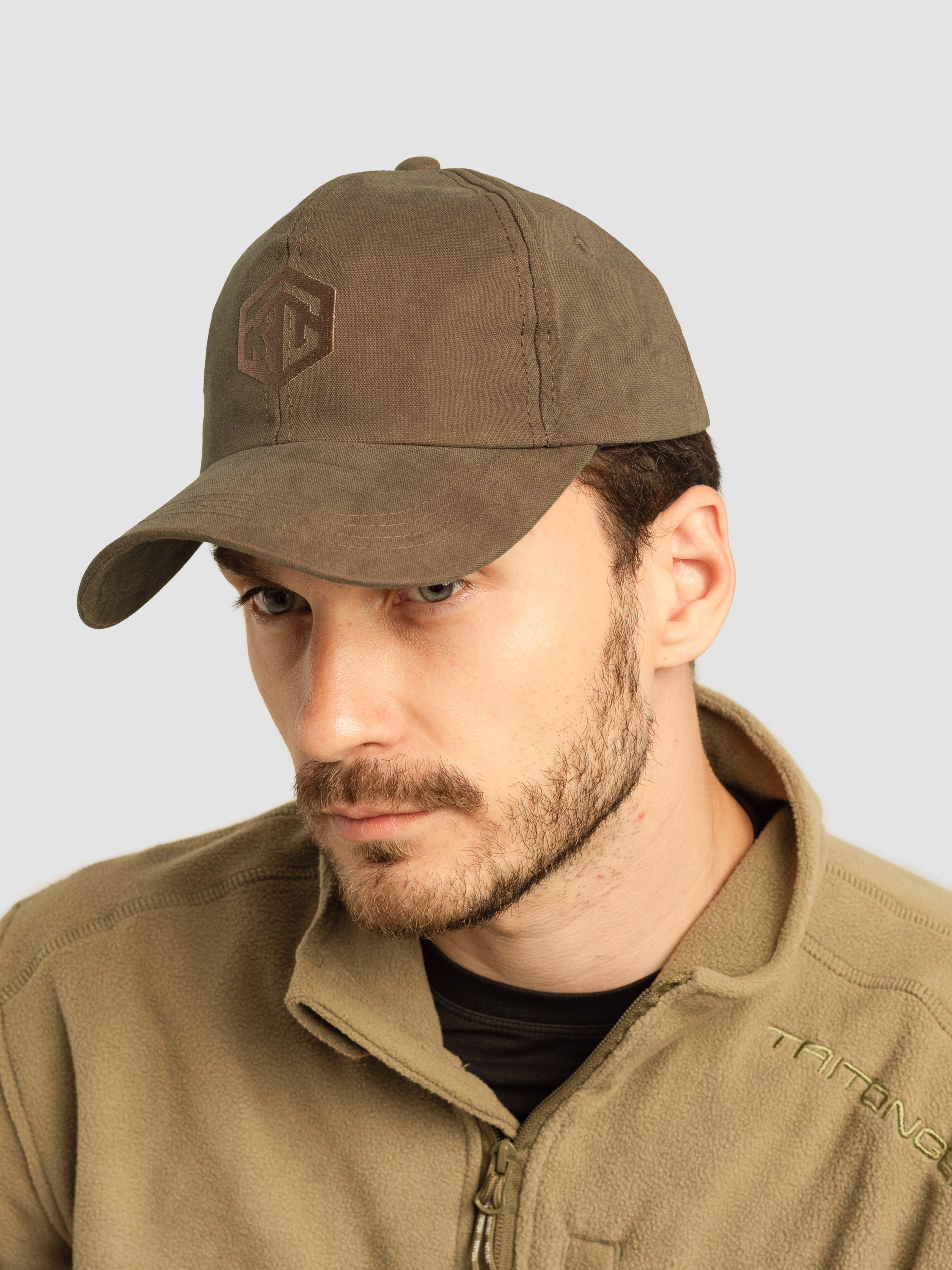 Бейсболка TRITONGEAR финляндия коричневый