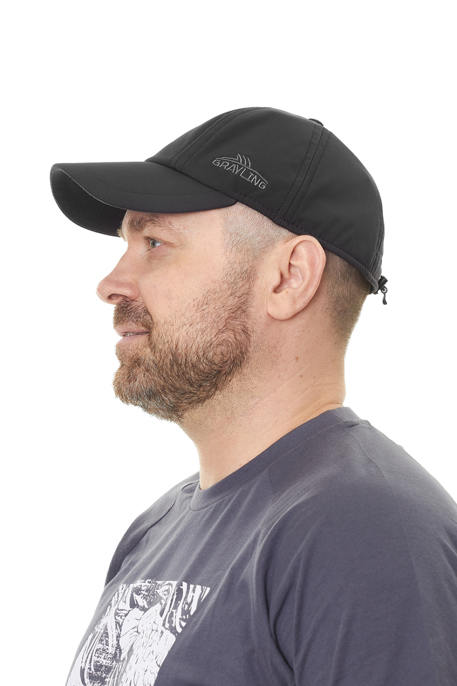 Бейсболка GRAYLING Беринг, софтшелл, черный