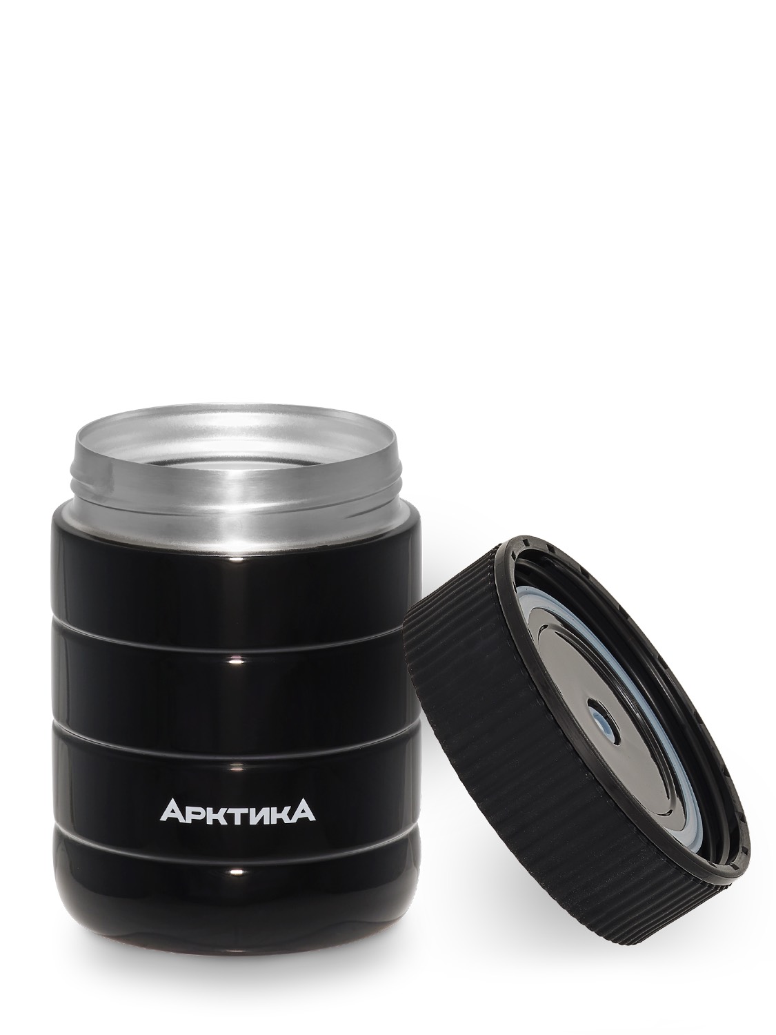 Термос для еды вакуумный, бытовой, тм «Арктика», 0.48 л, арт. 307-480 (чёрный)