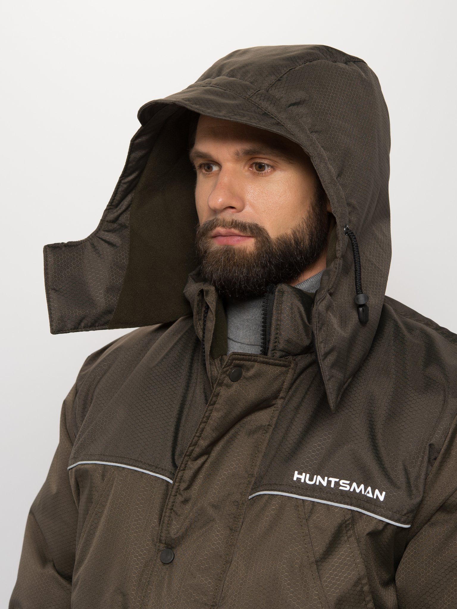 Костюм зимний Huntsman Полюс ткань Cell цвет Хаки