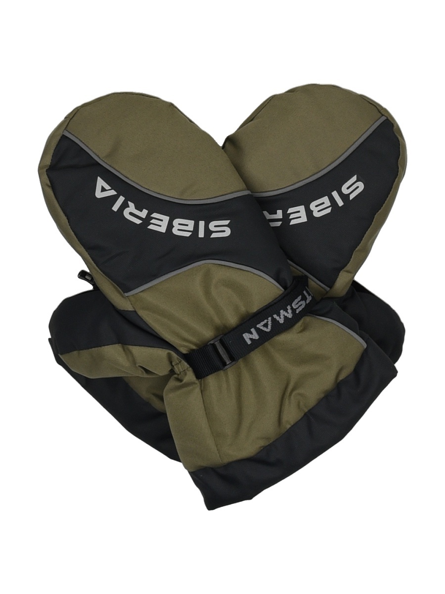 Рукавицы Siberia цвет Хаки/Черный ткань Breathable