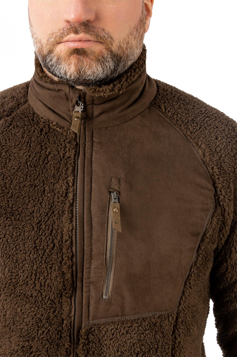 Манчестер толстовка PRIDE, демисезон, флис, коричневый