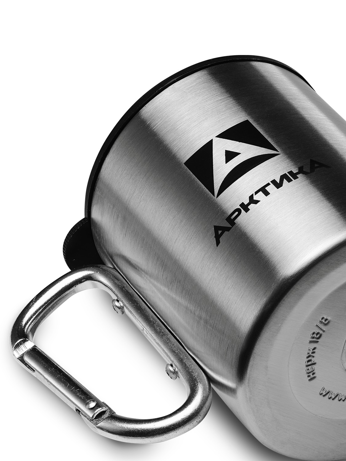 Термокружка невакуумная,  тм «Арктика», 400 мл, арт. 801-400К с карабином