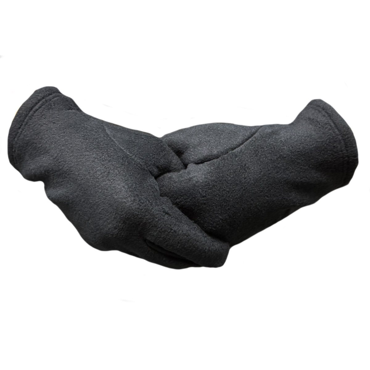 Перчатки флисовые зимние (Черный)