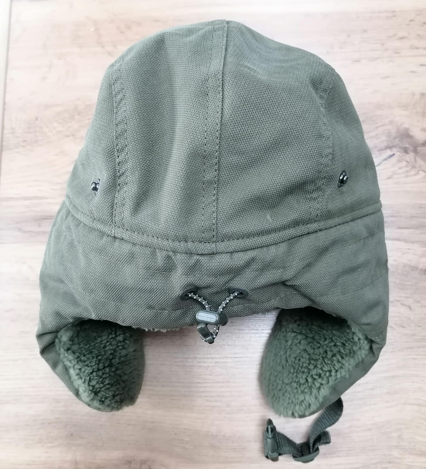 Шапка-ушанка Тайга с флисом PRIDE хаки