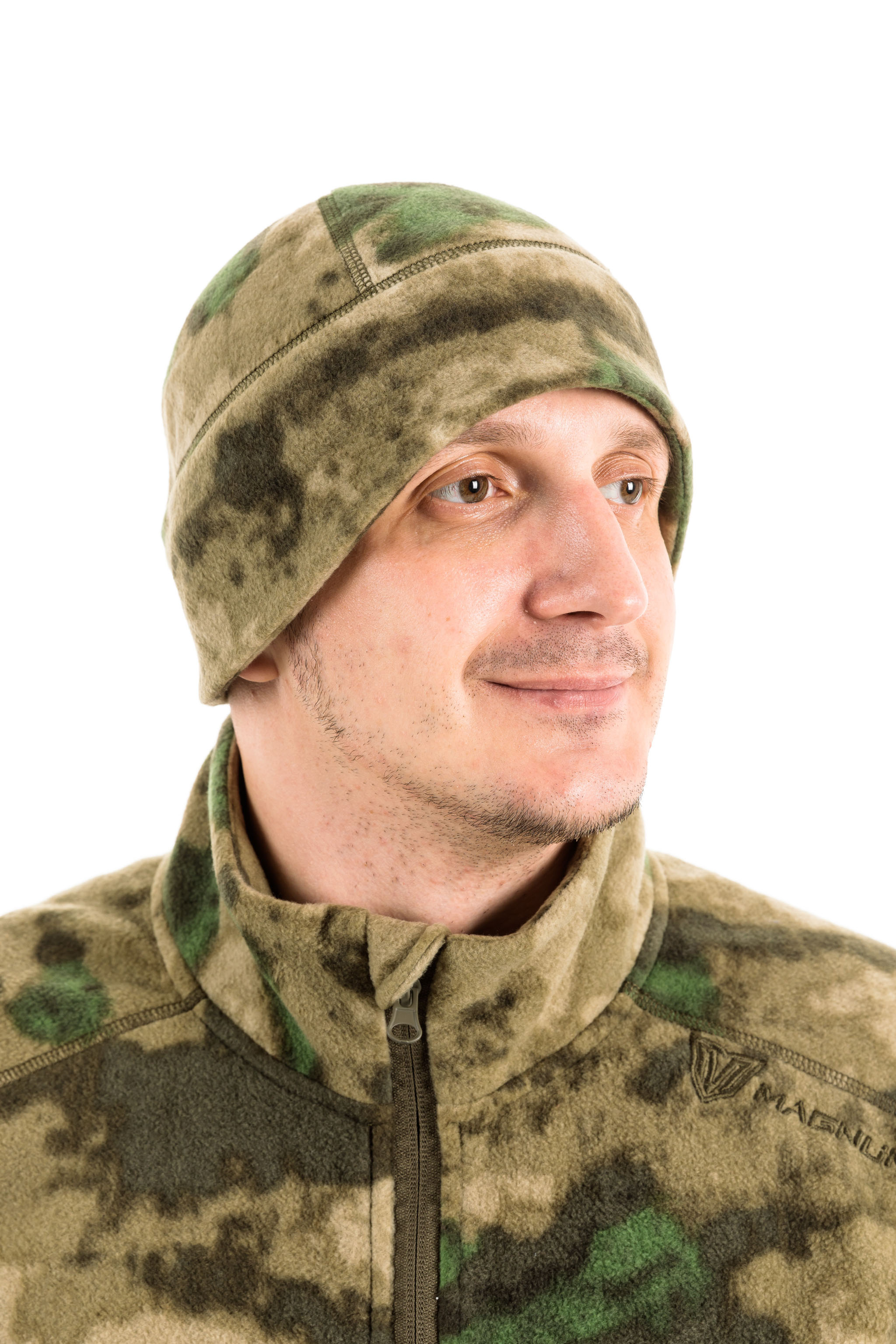 Шапка флисовая мох