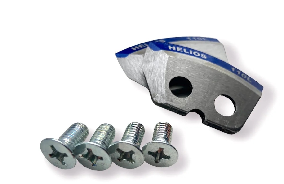 Ножи 110L полукруглые - мокрый лед левое вращение (NLH-110L.ML) HELIOS