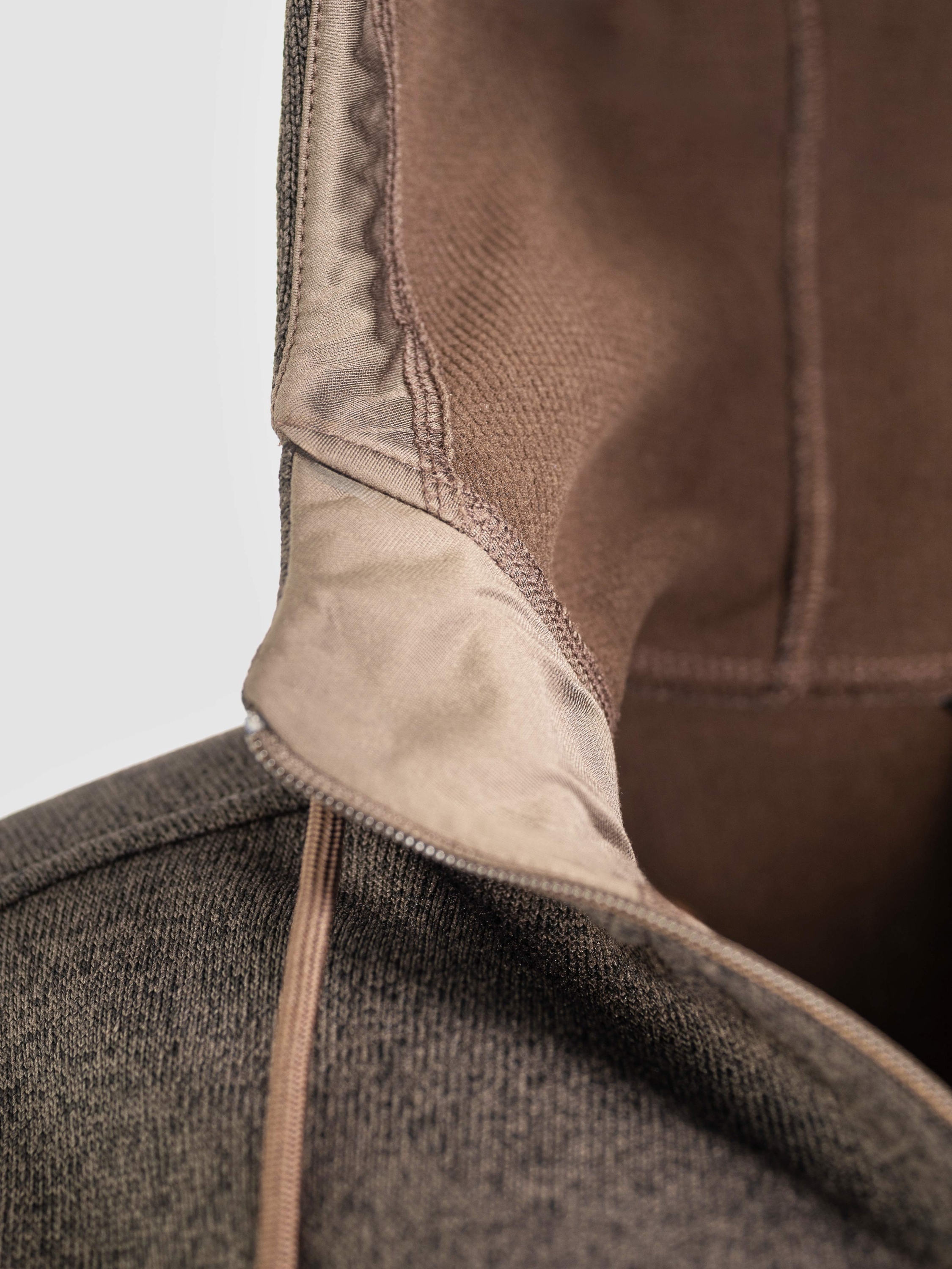 Толстовка "KAREL HOOD" TRITONGEAR коричневый флис