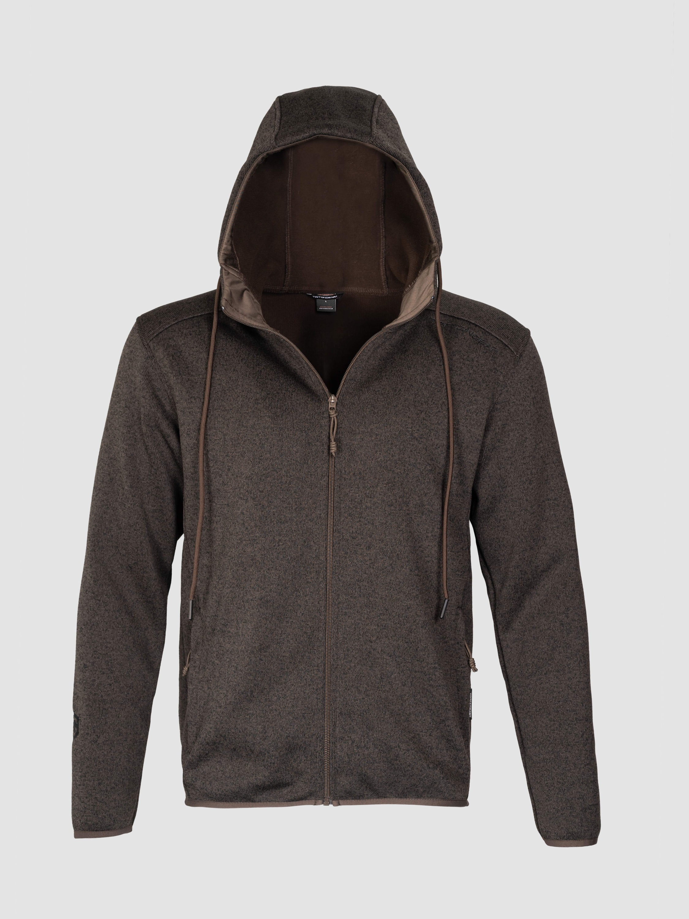 Толстовка "KAREL HOOD" TRITONGEAR коричневый флис
