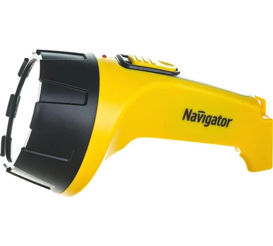 Фонарь Navigator 94 953 NPT-CP05-ACCU Пласт. 15LED, прям. зар-ка, акк.4В, 800мАч, 10702070/301221/3048617/02