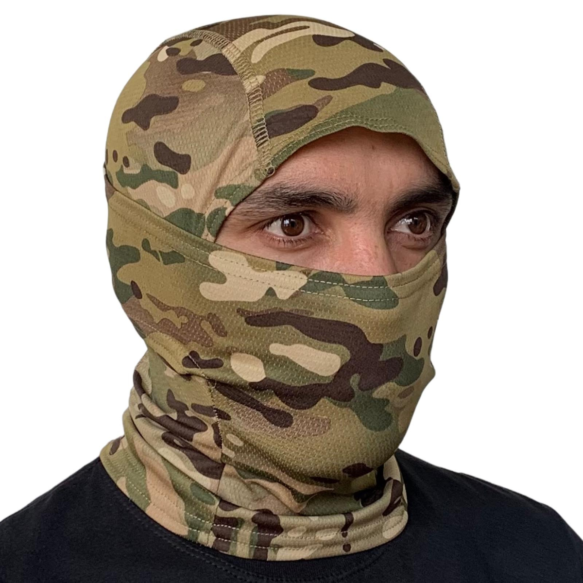Маска балаклава камуфляж Мультикам