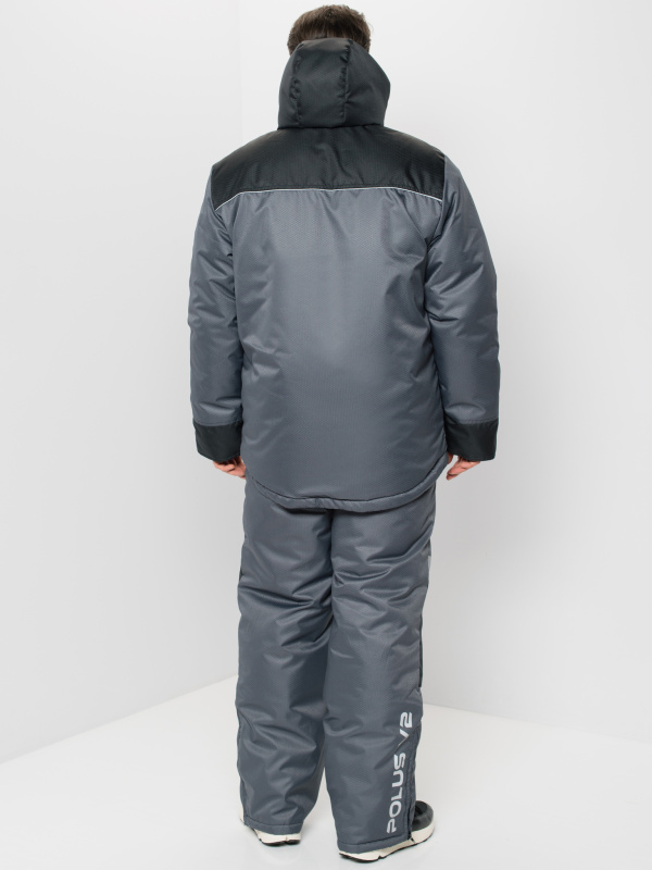 Костюм зимний Huntsman Полюс V-2 -40*С цвет Серый/Черный, ткань Cell