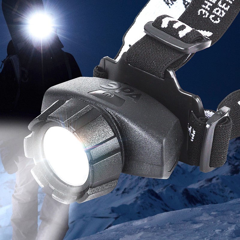 Фонарь ЭРА GB-604 на батарейках мощный 4 режима черный