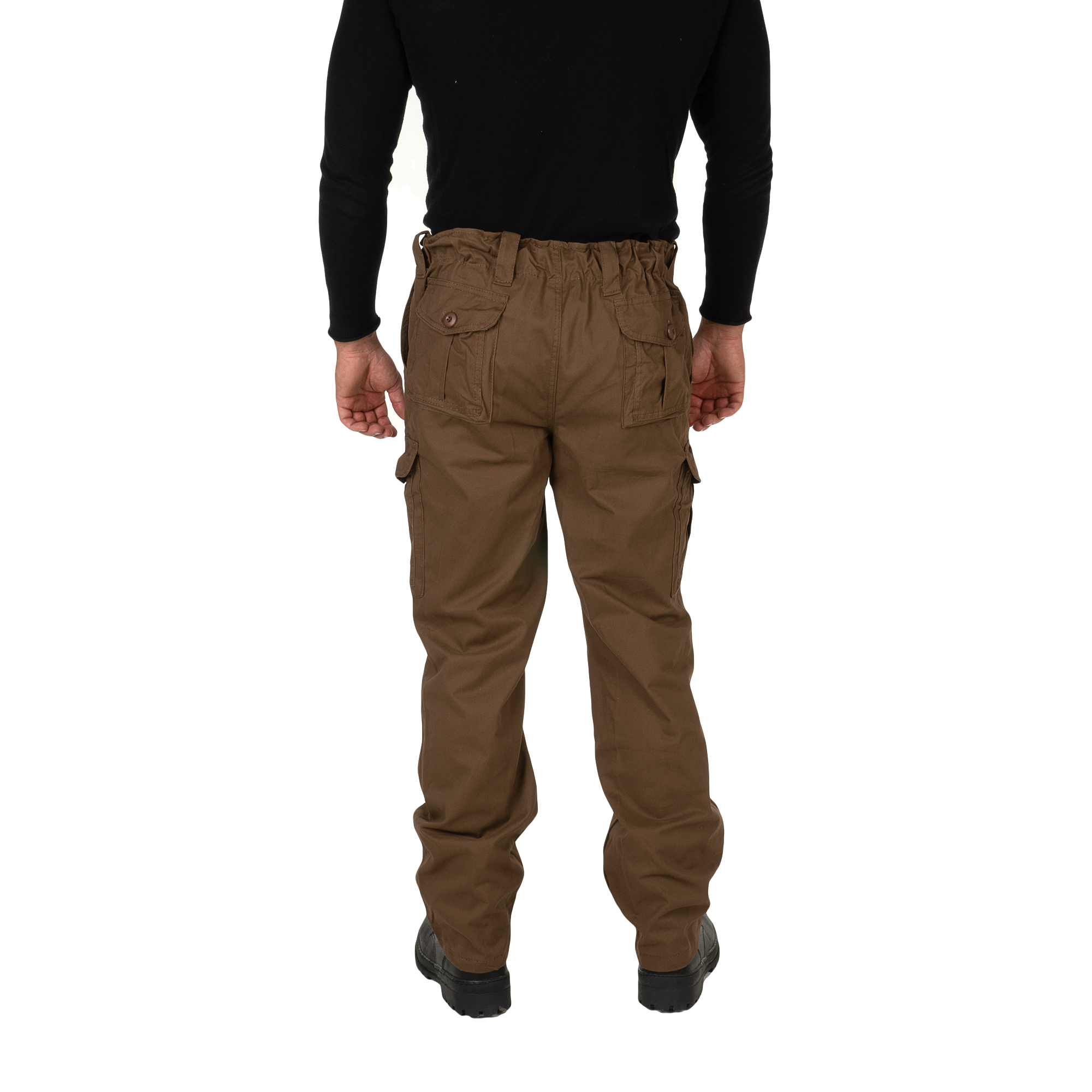 Брюки летние Крафт цвет Коричневый ткань Cotton