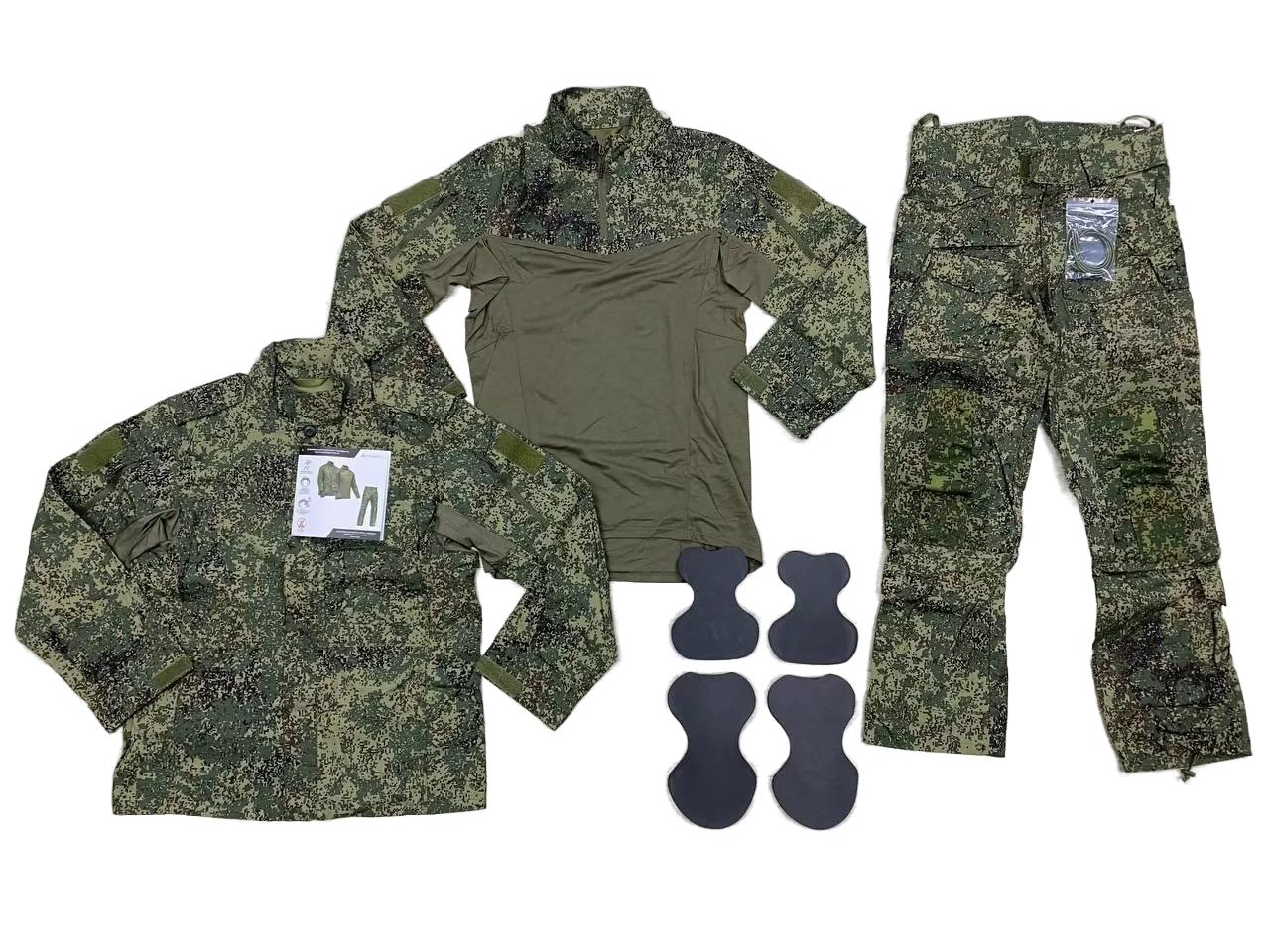 Костюм летний ВКПО 3.1 Паритет (куртка,брюки,рубашка боевая) цифра зеленая